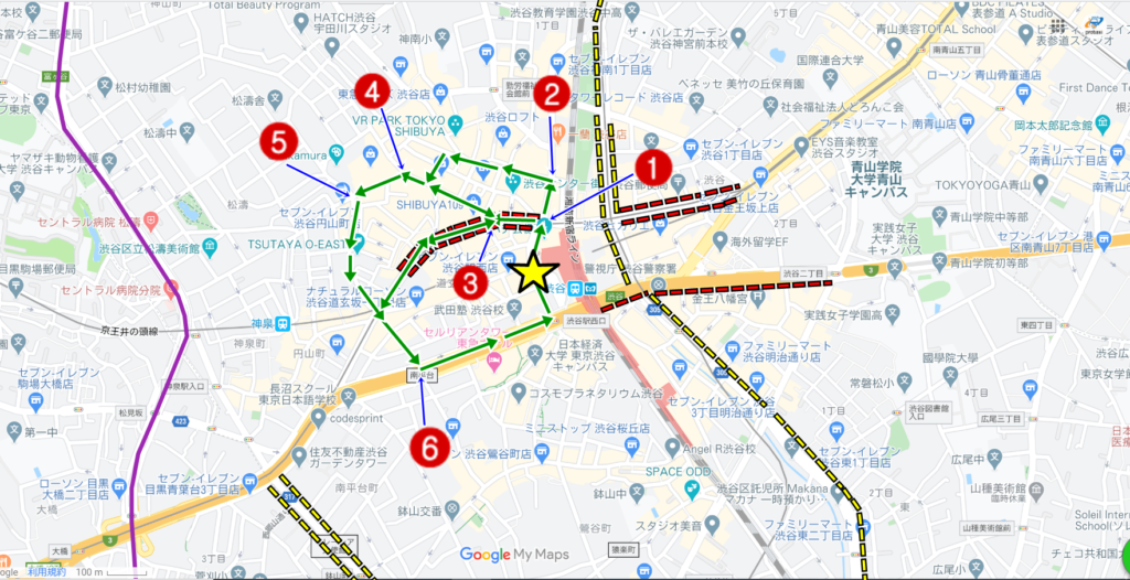 タクシー運転手が渋谷エリアで稼ぐための必勝法 ルート攻略法 タクドラ人生を成功するために必要な知識を学ぶブログ